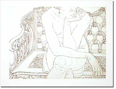 Nude on Iron Bench
